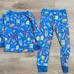Little Sleepies Art PJ Set Size 3T